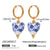 IG Style Goldfishi Animal Chinese Zodiac Stainless Steel Electroplating Earrings