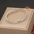 Expressive Eye Stainless Steel Electroplating Bangles