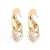 Versatile Heart Heart Zircon Drop Earrings