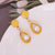 Women Retro Metal Vintage Droplet Alloy Earrings