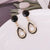 Women Retro Metal Vintage Droplet Alloy Earrings