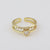 Women Metal Gold Plated Copper Rings