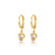 Cartoon Cartoon Zircon Zircon Inlay Earrings