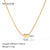 Tassel Irregular Heart Heart Geometric Stainless Steel Electroplating Necklaces