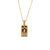 Fashion Geometric Stainless Steel 18K Gold Plated Necklaces