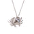 Fashion Crab Geometric Chinese Zodiac Animal Stainless Steel 18K Gold Plated Necklaces