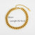 French Vintage Women Geometric Stainless Steel 18K Gold Plated Bracelets