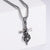 Retro Unisex Vintage Metal Retro Vintage Flower Stainless Steel Electroplating Pendants