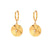 Fashion Geometric Stainless Steel 18K Gold Plated Earrings