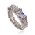 Moderate Luxury Women Droplet Geometric Zircon Zircon Inlay Rings