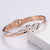 Women Ethnic Metal Diamond Doll Stainless Steel Bangles