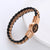 Men Mixed Color Leather Electroplating String Bracelets