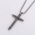 Retro Men Vintage Cross Geometric Titanium Steel Electroplating Pendants