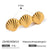 Shell Stainless Steel Electroplating Hair Clips