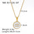 IG Style Zodiac Sign Flower Geometric Stainless Steel Electroplating Necklaces