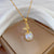 Exotic Women Little Daisy Chain Macaron Geometric Stainless Steel Necklaces