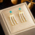 Fashion Tennis / Diamond Line Titanium Steel Diamond Inlay Earrings