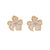 Fashion Flower Flower Stainless Steel Oil Dripping Stud Earrings