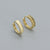 925 Sterling Silver Fashion Circle Geometric Silver Electroplating Earrings