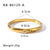 IG Style Ellipse Circle Round Stainless Steel Electroplating Bangles