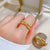 Moderate Luxury Women Crown Brass Rings