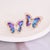 Fashion Butterfly Copper Stud Earrings