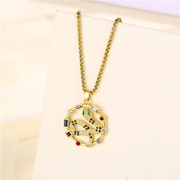 Women IG Style Stainless Steel Electroplating Necklaces