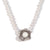 Fashion Flower Geometric Stainless Steel Electroplating Necklaces