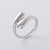 Retro Vintage Women Geometric Geometric Stainless Steel Electroplating Rings