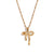 Fashion Bowknot Geometric Stainless Steel Electroplating Necklaces