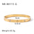 IG Style Circle Irregular Heart Stainless Steel Electroplating Bangles