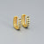 925 Sterling Silver Korean Geometric Silver Oil Dripping Stud Earrings