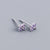 925 Sterling Silver Minimalist Flower Flower Silver Diamond Inlay Stud Earrings