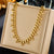 Fashion Heart Chain Tassel Titanium Steel Electroplating Necklaces