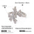 IG Style Bowknot Bowknot Stainless Steel Electroplating Necklaces