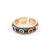 Women Metal Bohemian Copper Oil Dripping Rings