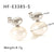 IG Style Pearl Geometric Stainless Steel Electroplating Earrings