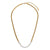 Fashion Quadrilateral Circle Geometric Stainless Steel 18K Gold Plated Necklaces