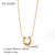 Tennis / Diamond Line Chain Irregular Heart Sphere Heart Geometric Stainless Steel Electroplating Necklaces