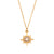 Fashion Octagram Geometric Stainless Steel 18K Gold Plated Necklaces