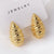 Versatile Droplet Droplet Copper Electroplating Stud Earrings