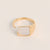 Women Geometric Copper Gold Plating Rings