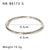 IG Style Geometric Stainless Steel Electroplating Bangles