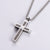 Minimalist Cross Stainless Steel Electroplating Pendants