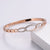 Women Metal Diamond Crown Stainless Steel Bangles