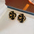 Medieval Pearl Geometric Copper Electroplating Stud Earrings