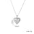 Heart Titanium Steel 18K Gold Plated Necklaces