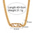 Fashion Ellipse Geometric Stainless Steel 18K Gold Plated Necklaces