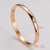 Expressive Tennis / Diamond Line Stainless Steel Electroplating Bangles