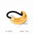 IG Style Heart Stainless Steel Electroplating Hair Ties